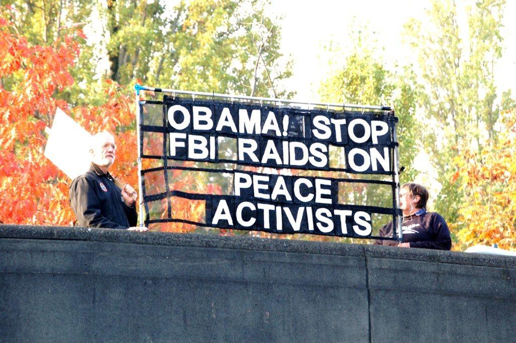 Seattle Protests Obama Visit Over FBI Raids