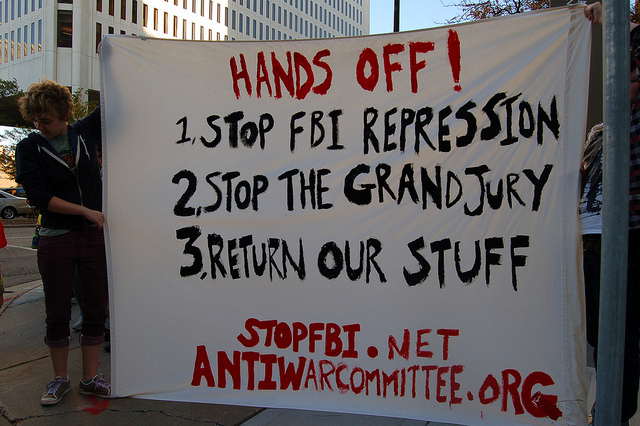 FBI delivers subpoenas to four more anti-war, solidarity activists as U.S. Attorney Patrick Fitzgerald Expands Witch Hunt