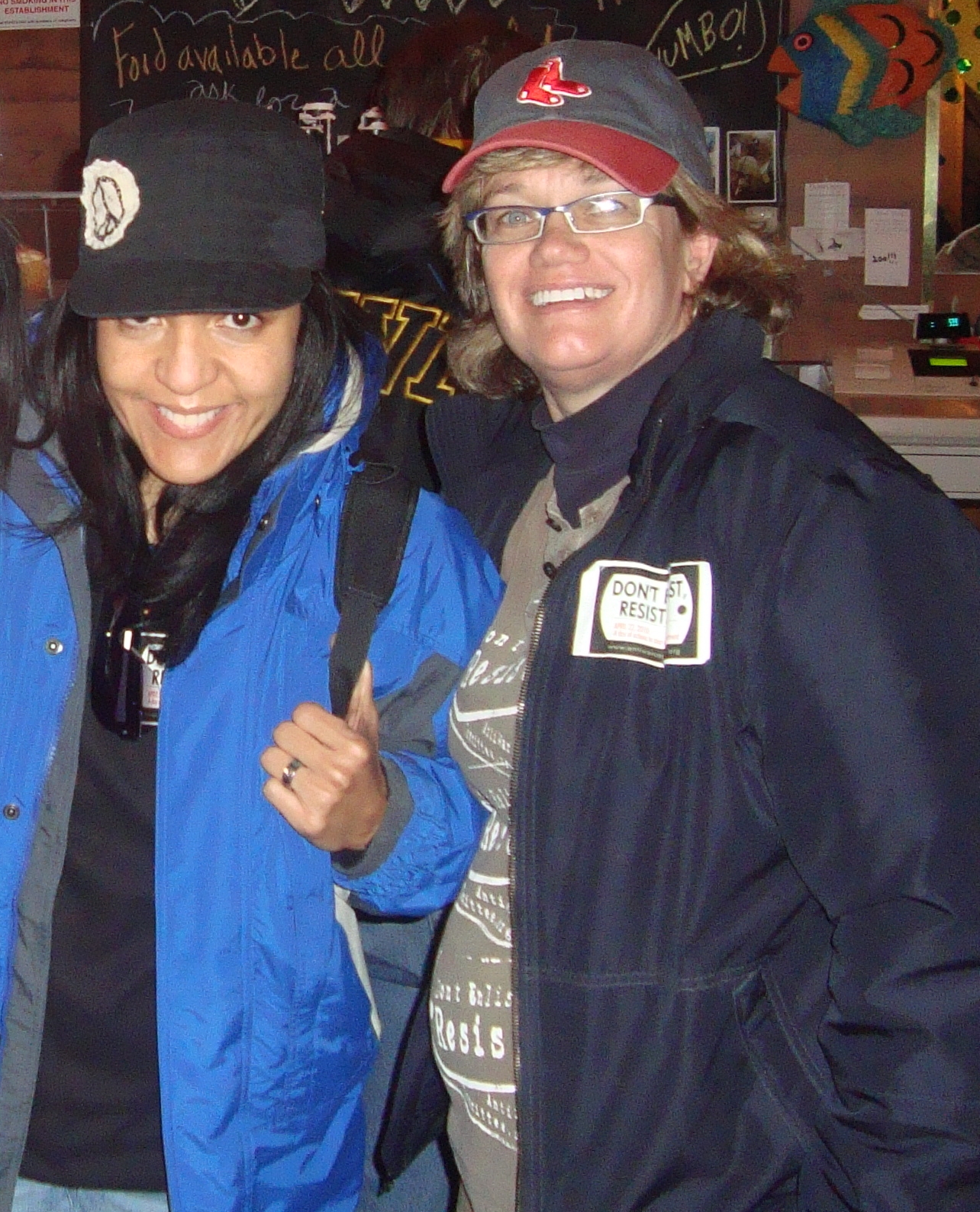 Karen Sullivan (right) with her associate Daniela Cardenas