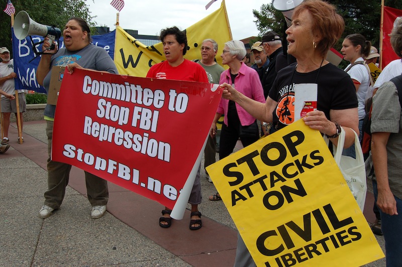 Support Civil Liberties, Protest Political Repression: One-Year Anniversary of FBI Raids on Anti-War Activists